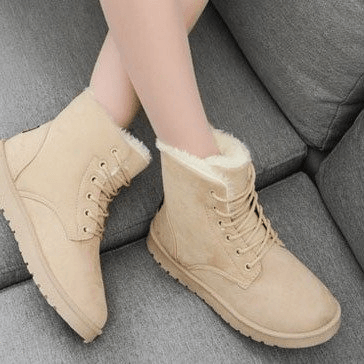 Bottes à Lacets avec Doublure Chaude - Droxev
