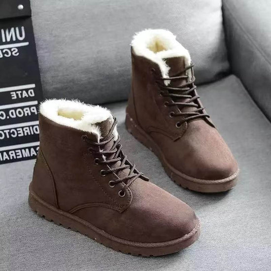 Bottes à Lacets avec Doublure Chaude - Droxev