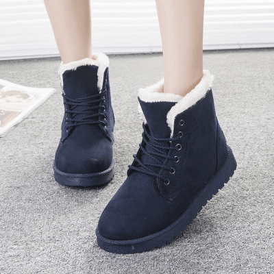 Bottes à Lacets avec Doublure Chaude - Droxev