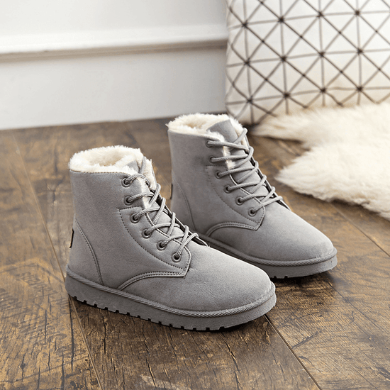 Bottes à Lacets avec Doublure Chaude - Droxev