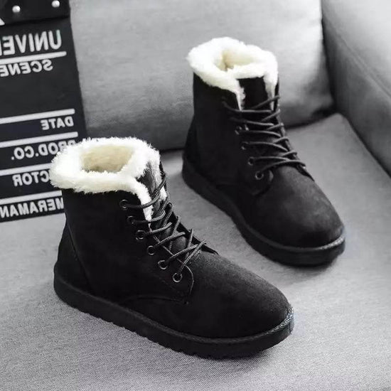 Bottes à Lacets avec Doublure Chaude - Droxev