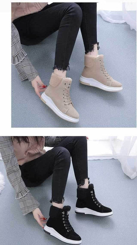 Bottes avec Doublure Polaire Chaude - Droxev