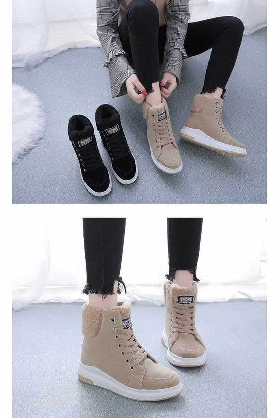 Bottes avec Doublure Polaire Chaude - Droxev