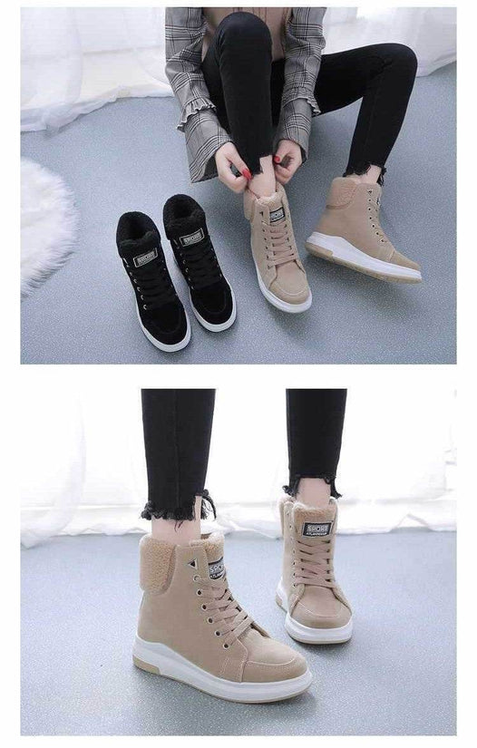 Bottes avec Doublure Polaire Chaude - Droxev