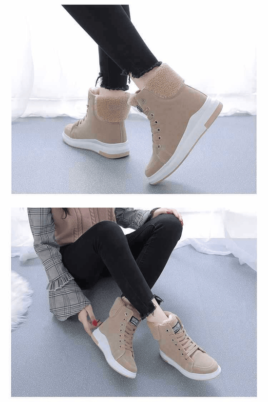 Bottes avec Doublure Polaire Chaude - Droxev