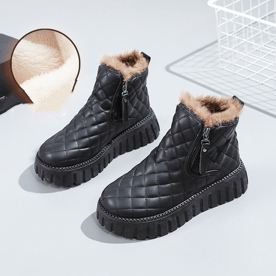 Bottes d'Hiver Élégantes et Confortables - Droxev