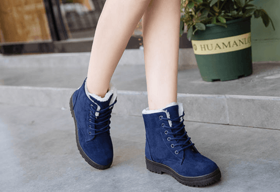 Bottes d’Hiver Plates Doublées - Droxev