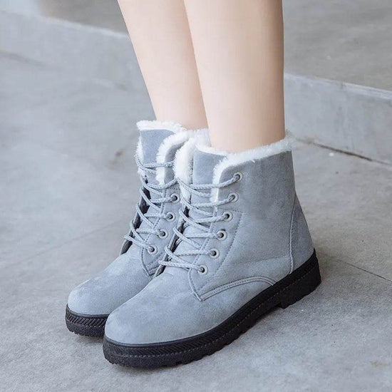 Bottes d’Hiver Plates Doublées - Droxev