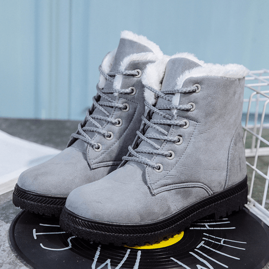 Bottes d’Hiver Plates Doublées - Droxev