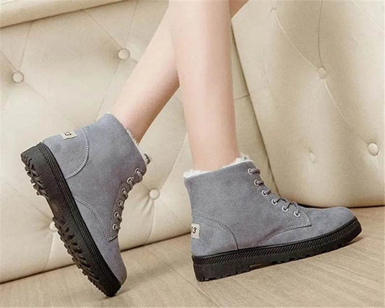 Bottes d’Hiver Plates Doublées - Droxev