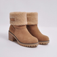 Bottes d'Hiver à Talons Carrés