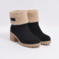 Bottes d'Hiver à Talons Carrés