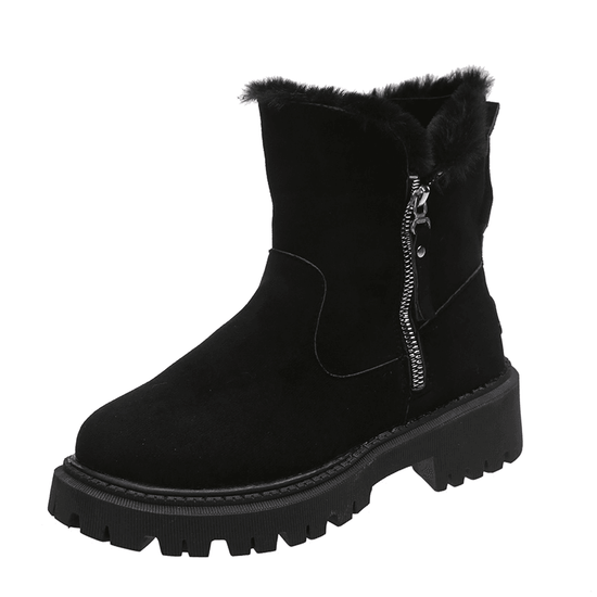 Bottes d’Hiver en Suédine avec Doublure Épaisse - Droxev