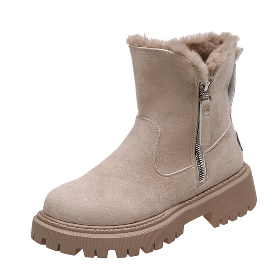 Bottes d’Hiver en Suédine avec Doublure Épaisse - Droxev