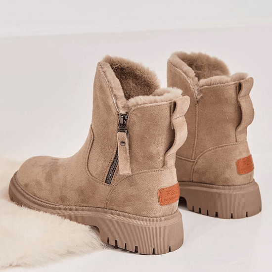 Bottes d’Hiver en Suédine avec Doublure Épaisse - Droxev