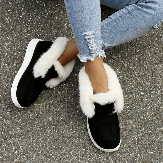 Bottes de Neige avec Fourrure Douce - Droxev