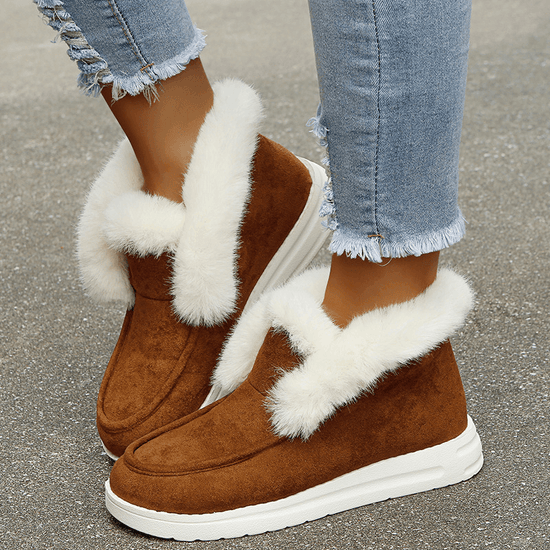 Bottes de Neige avec Fourrure Douce - Droxev