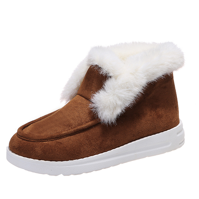 Bottes de Neige avec Fourrure Douce