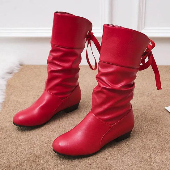Bottes mi-mollet à talon - Droxev