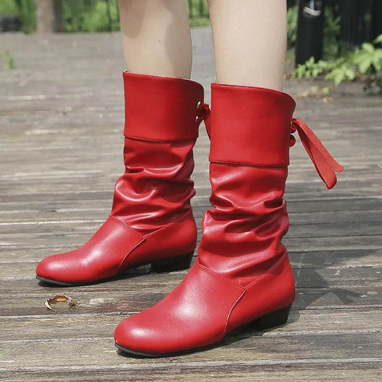 Bottes mi-mollet à talon - Droxev