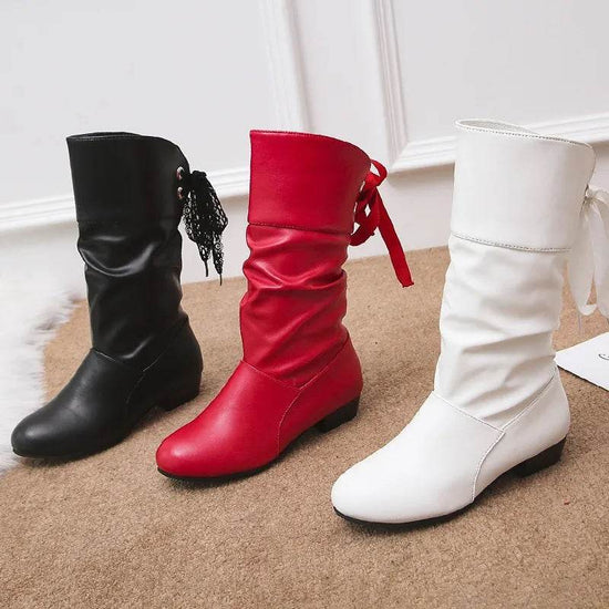 Bottes mi-mollet à talon - Droxev
