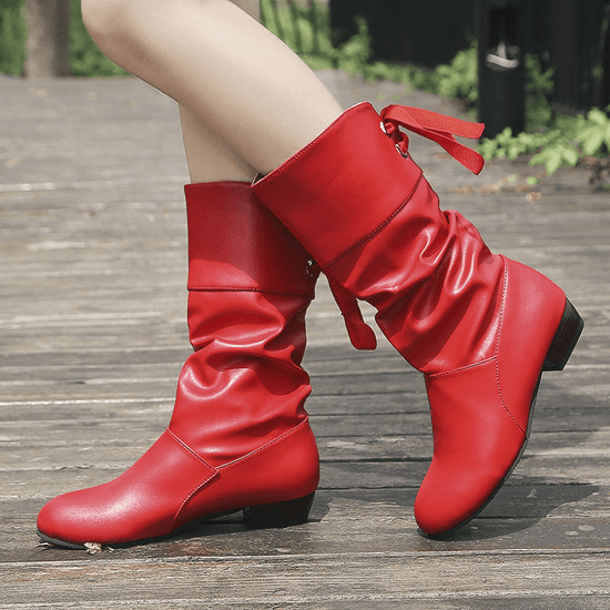 Bottes mi-mollet à talon - Droxev