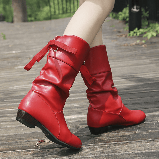 Bottes mi-mollet à talon - Droxev
