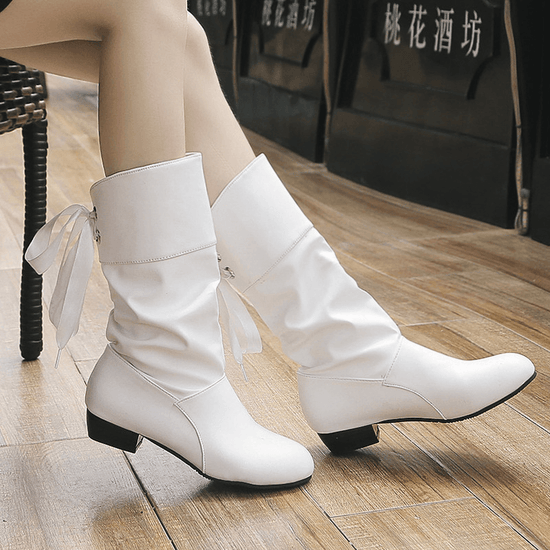 Bottes mi-mollet à talon - Droxev
