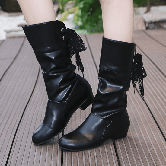 Bottes mi-mollet à talon - Droxev