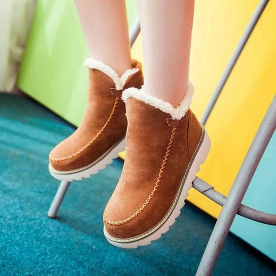Bottines Doublées en Fourrure - Droxev