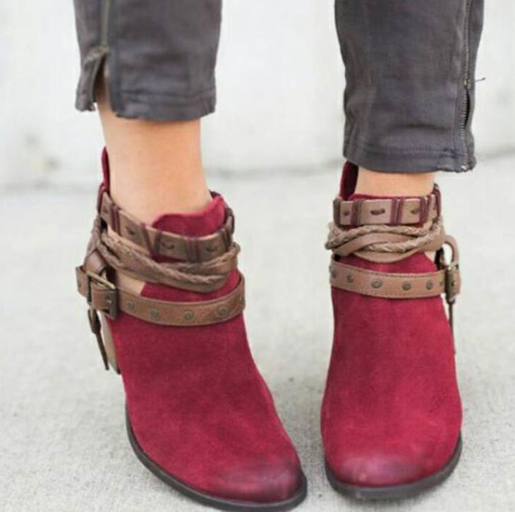 Bottines Élégantes à Talons Hauts