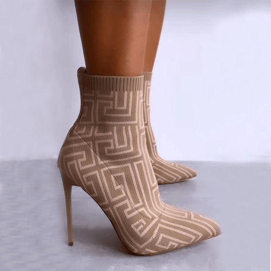 Bottines Mode à Talons Hauts - Droxev