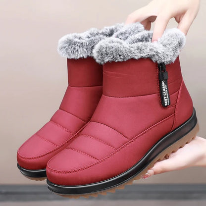 Bottes d'Hiver Imperméable en Coton