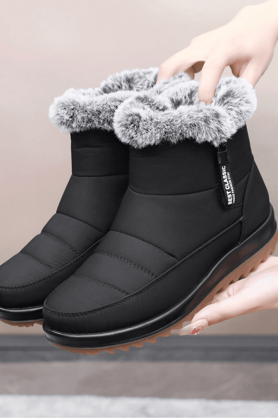 Bottes d'Hiver Imperméable en Coton - Droxev