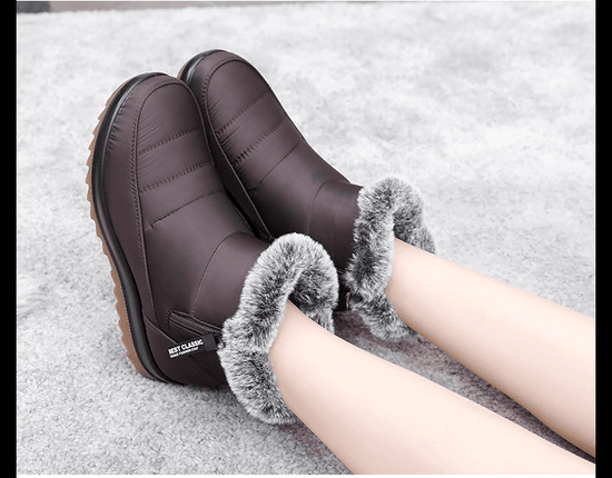 Bottes d'Hiver Imperméable en Coton - Droxev