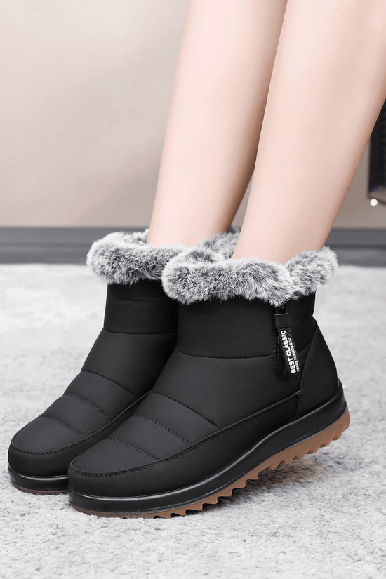 Bottes d'Hiver Imperméable en Coton - Droxev