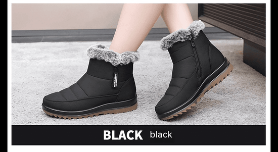 Bottes d'Hiver Imperméable en Coton - Droxev