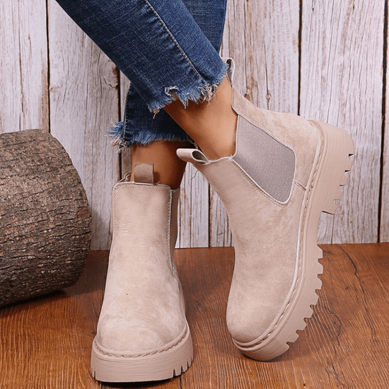 Bottines avec Semelle Épaisse - Droxev