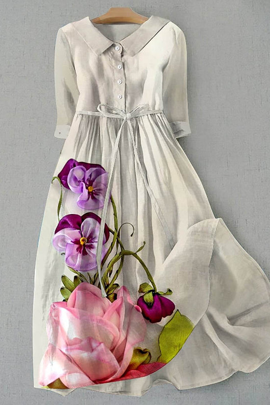 Robe imprimée bohème personnalisée pour femme - Droxev