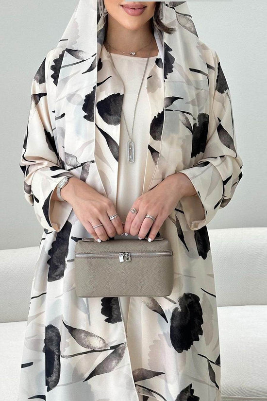 Veste-robe imprimée à manches longues - Droxev