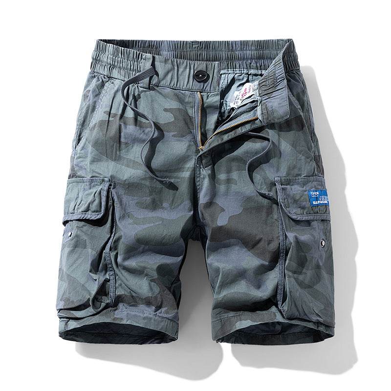Camouflage Nouveaux Vêtements de Travail Shorts de Sport Hommes - Droxev