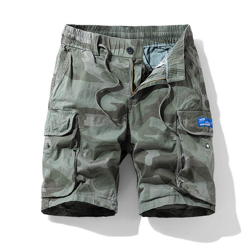Camouflage Nouveaux Vêtements de Travail Shorts de Sport Hommes - Droxev