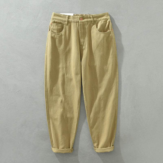 Pantalon droit décontracté pour homme, style cargo ample, taille élastique, style rétro tendance - Droxev