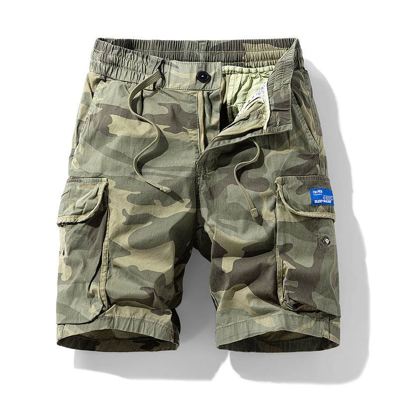 Camouflage Nouveaux Vêtements de Travail Shorts de Sport Hommes - Droxev
