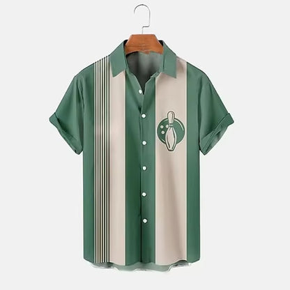 Meilleure chemise de bowling pour homme, impression numérique 3D