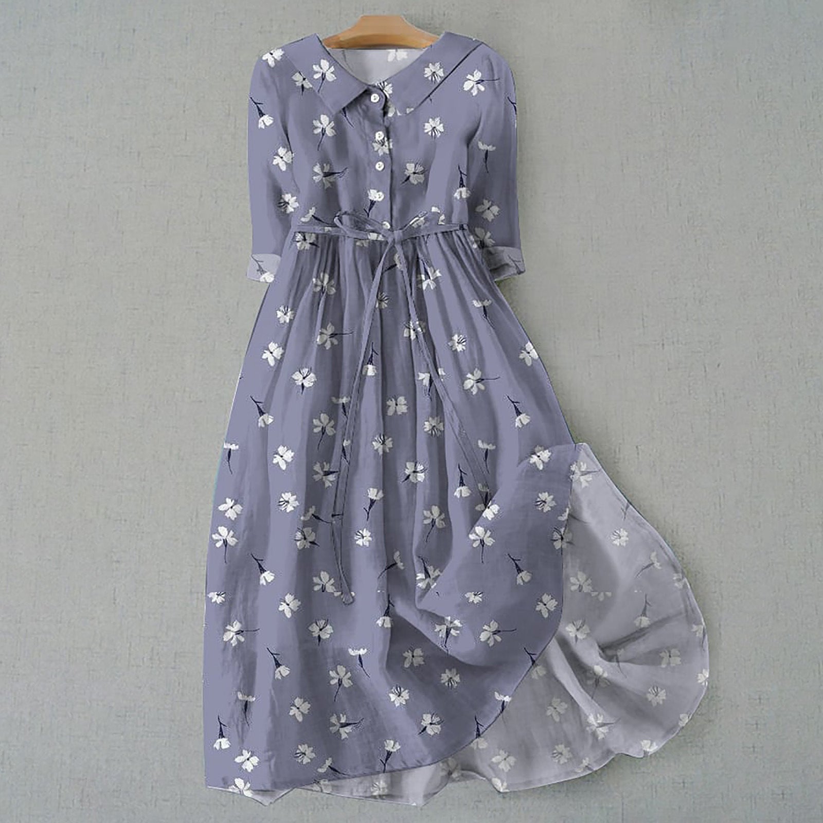 Robe imprimée bohème personnalisée pour femme