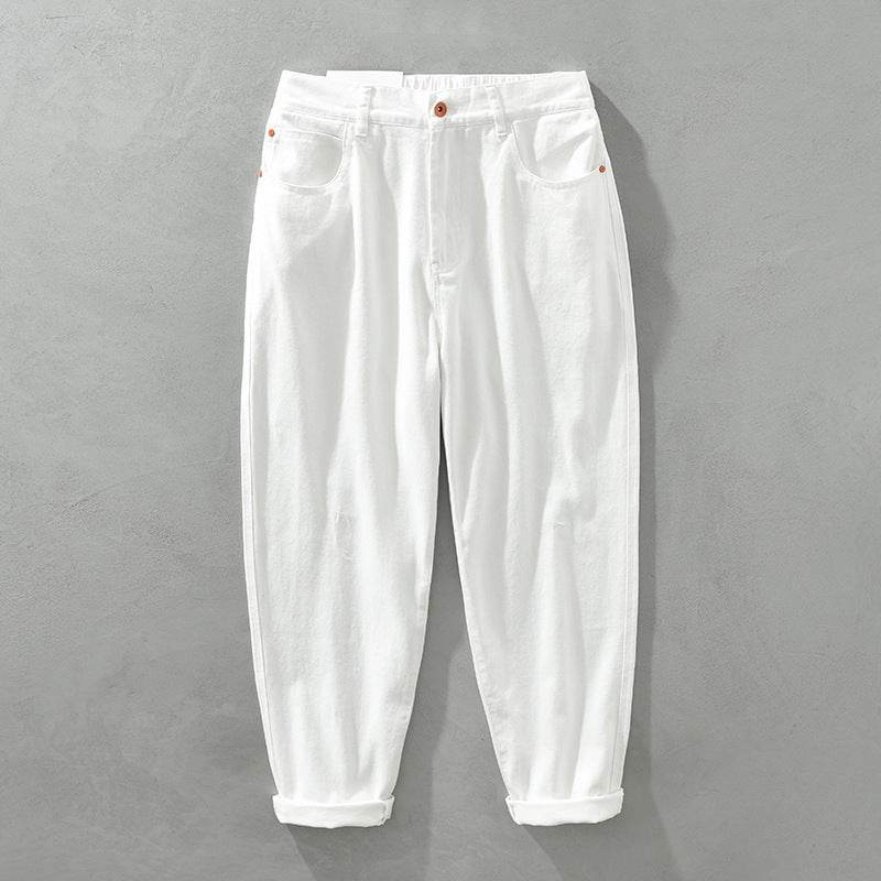 Pantalon droit décontracté pour homme, style cargo ample, taille élastique, style rétro tendance - Droxev