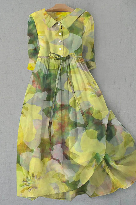 Robe imprimée bohème personnalisée pour femme - Droxev