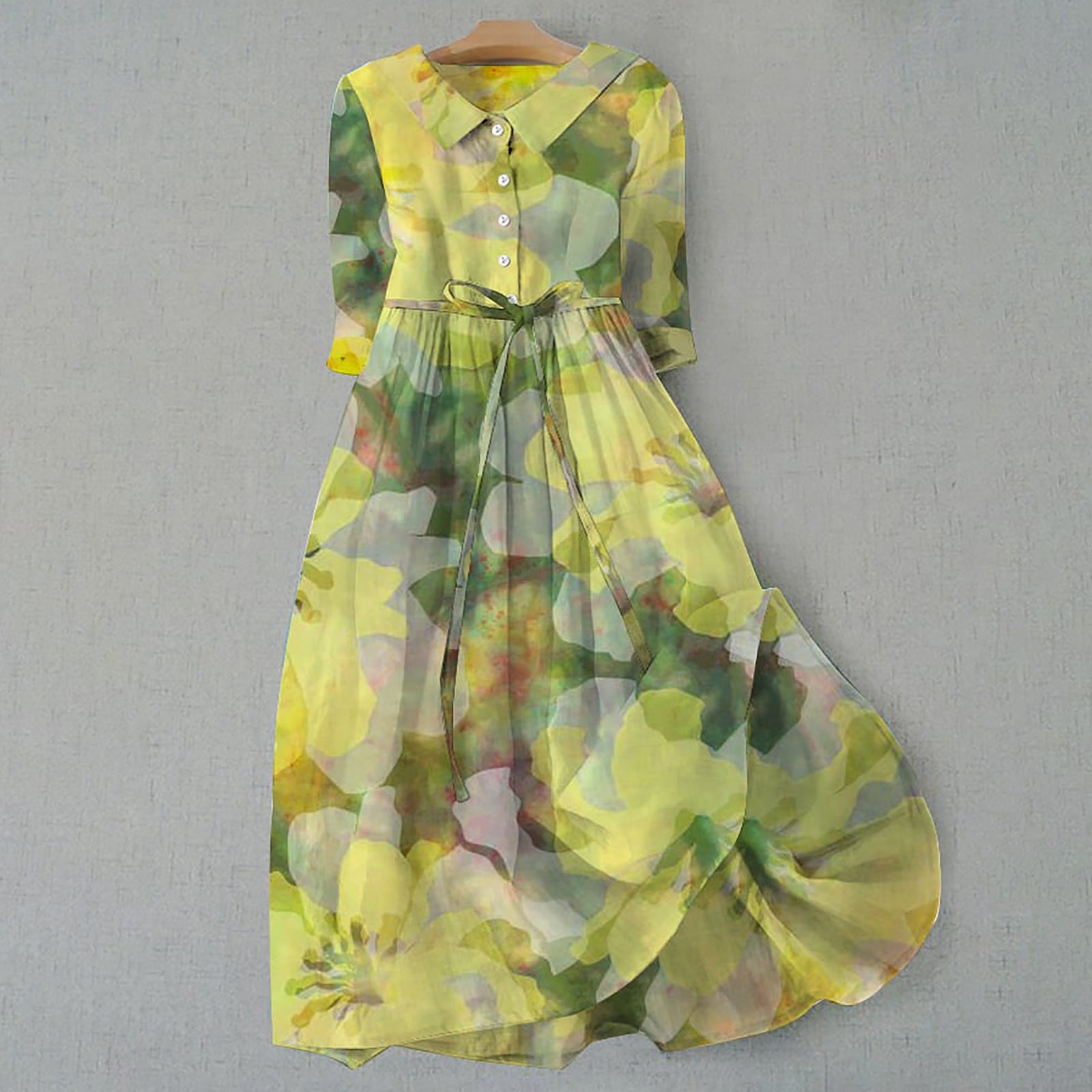 Robe imprimée bohème personnalisée pour femme