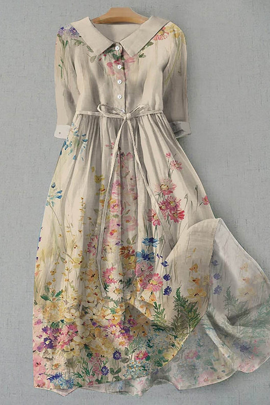 Robe imprimée bohème personnalisée pour femme - Droxev